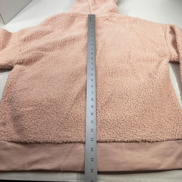 Champion C9 Women's Size Medium Jacket Hooded Sherpa Full Zip Closure Pink New - Picture 14 of 16